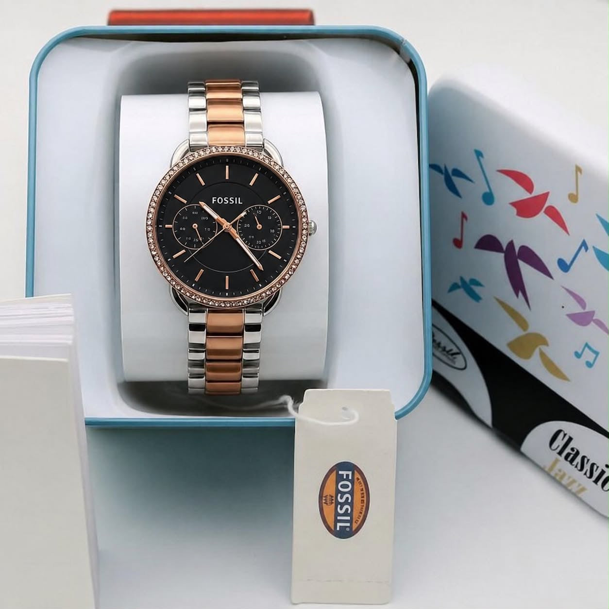 Fossil Tailors Chronograph Black Dial Women's Watch