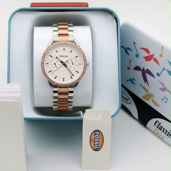 Fossil Tailors Chronograph White Dial Women's Watch
