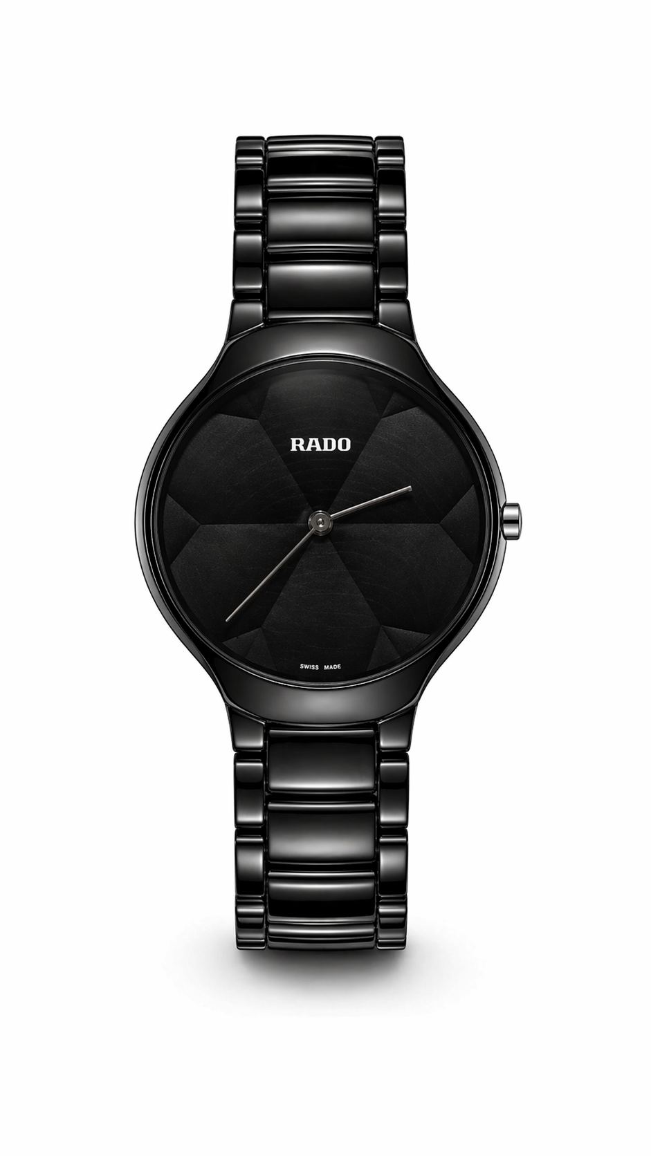 Rado Black Thinline X Great Gardens Of The World True Watch For Men's