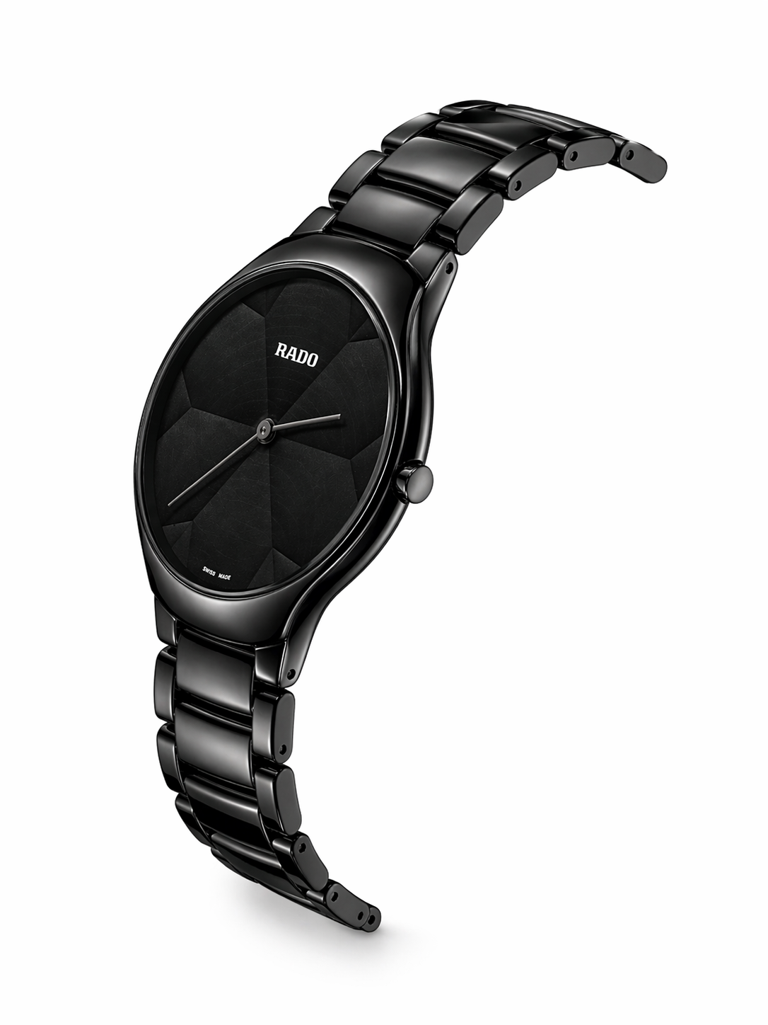 Rado Black Thinline X Great Gardens Of The World True Watch For Men's