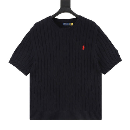 Ralph Lauren Cable-Knit Crewneck Sweater Navy