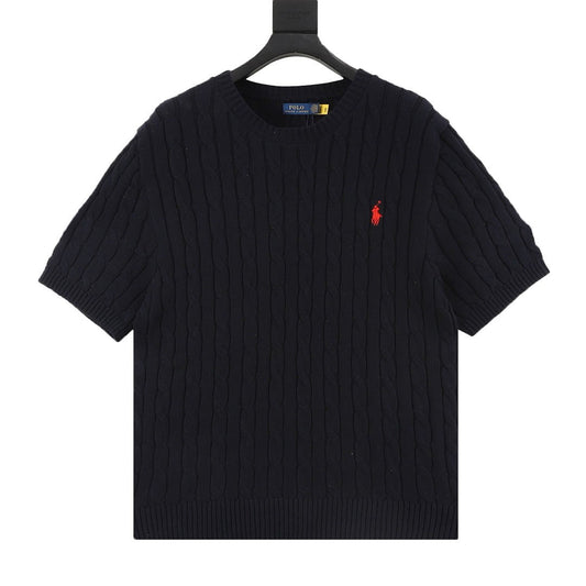 Ralph Lauren Cable-Knit Crewneck Sweater Navy