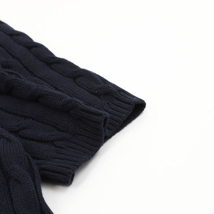 Ralph Lauren Cable-Knit Crewneck Sweater Navy