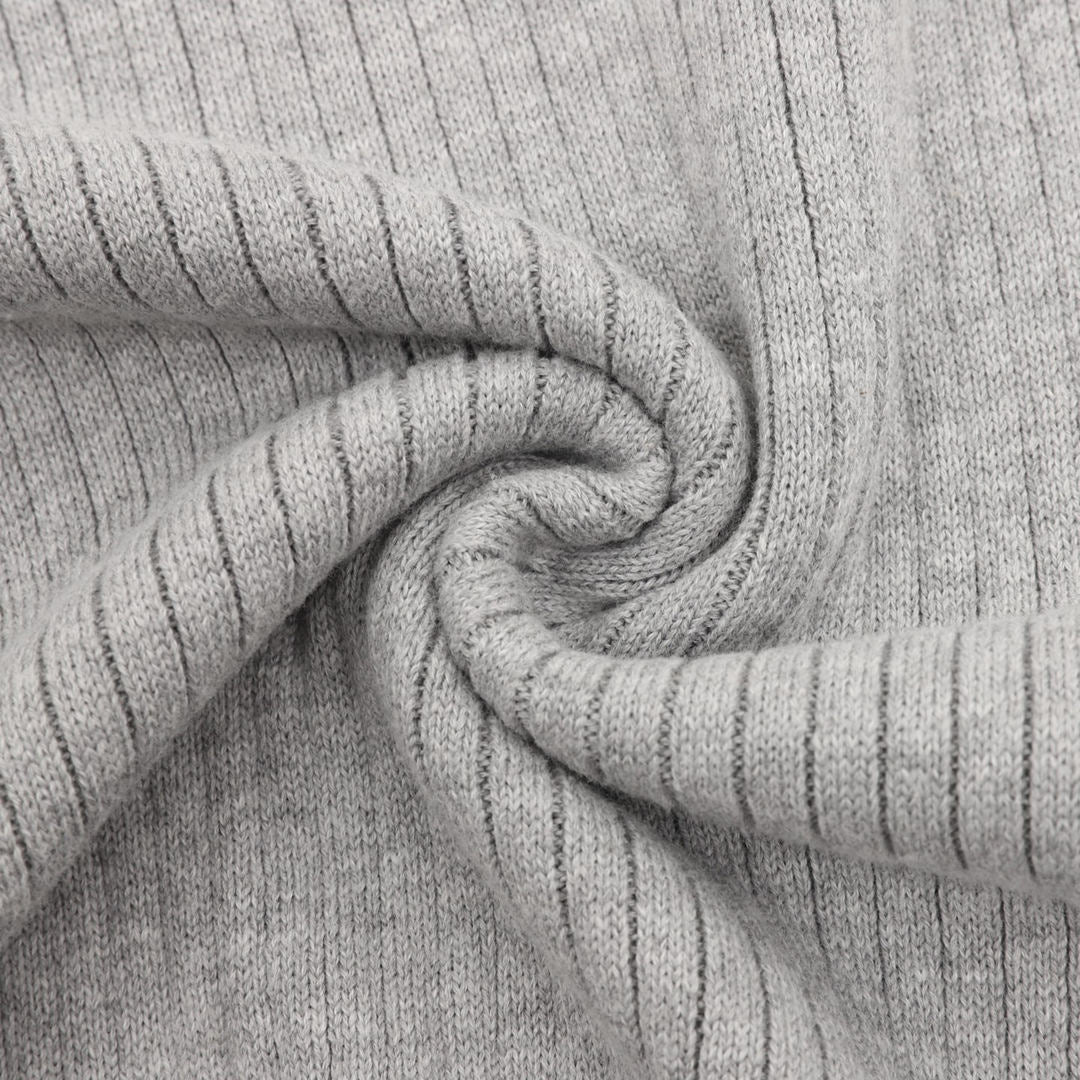 Ralph Lauren Pony Lapel Striped Polo Shirt Gray