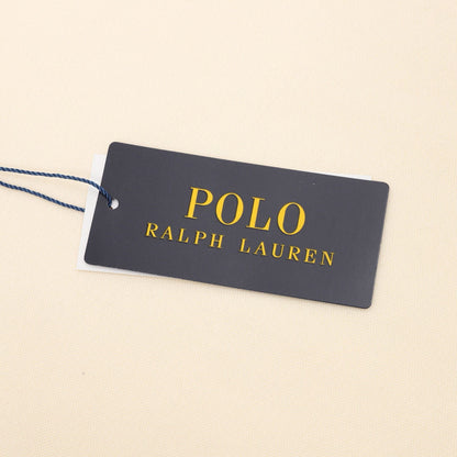 Ralph Lauren Pony Lapel Striped Polo Shirt Cream