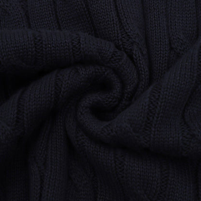 Ralph Lauren Cable-Knit Crewneck Sweater Navy