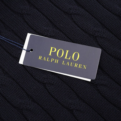 Ralph Lauren Cable-Knit Crewneck Sweater Navy