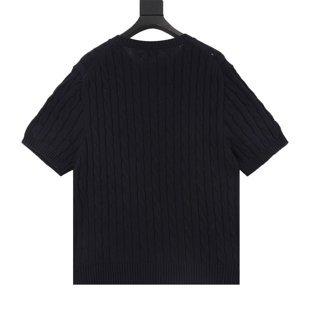 Ralph Lauren Cable-Knit Crewneck Sweater Navy