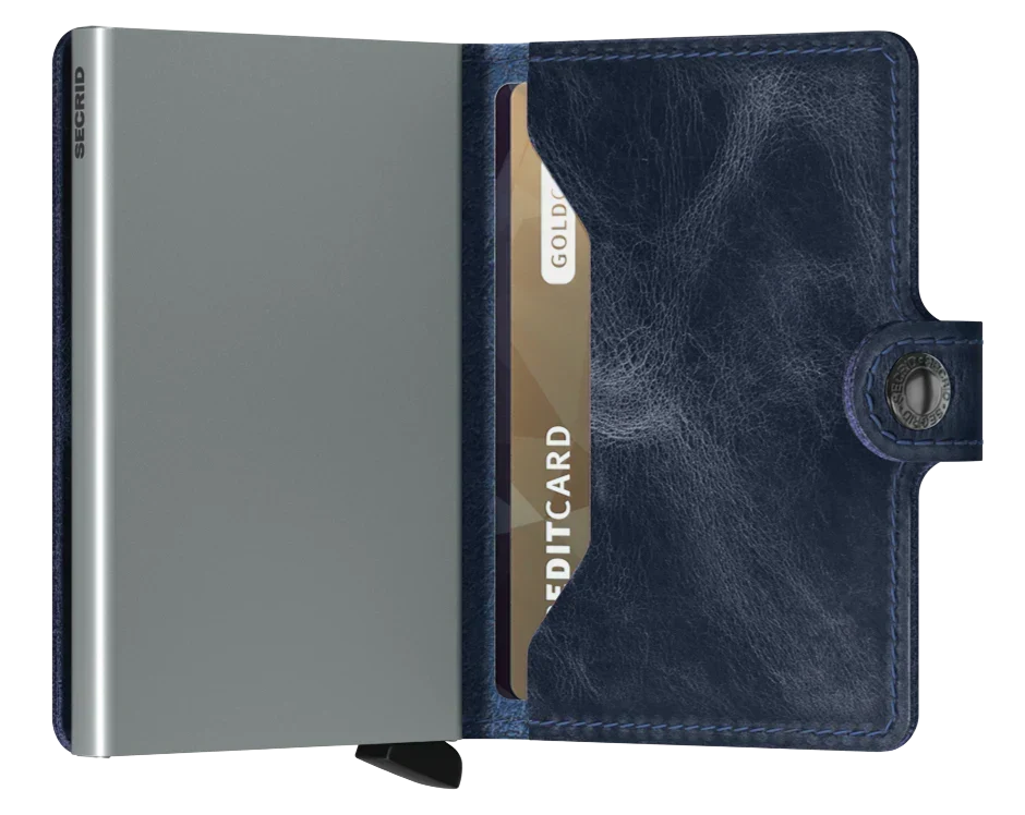 Secrid - RFID Protected Mini Wallet - Vintage - Blue