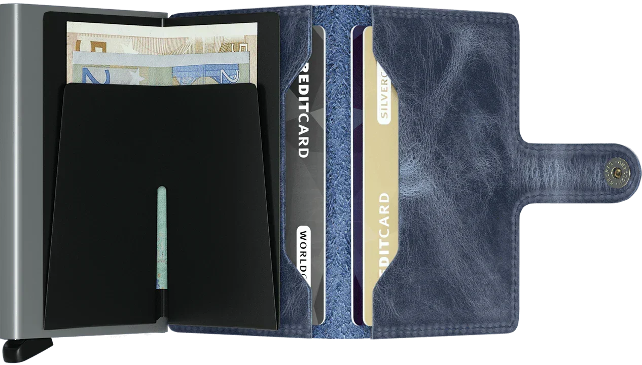 Secrid - RFID Protected Mini Wallet - Vintage - Blue