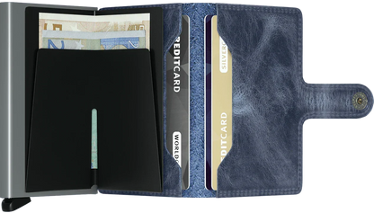 Secrid - RFID Protected Mini Wallet - Vintage - Blue