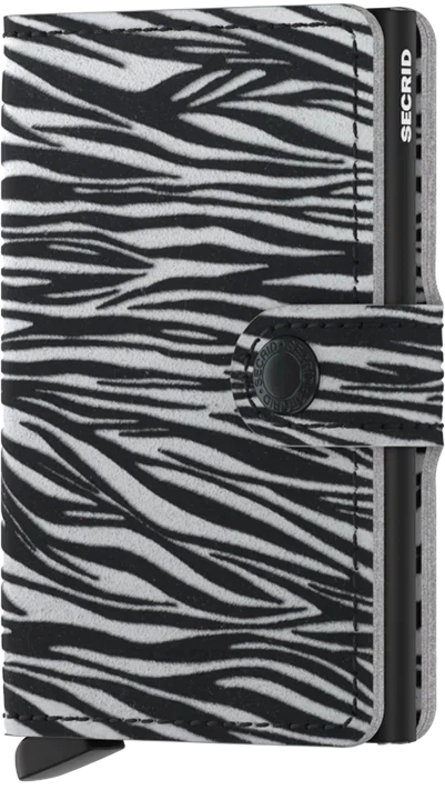 Secrid - RFID Protected Mini Wallet - Zebra - Light Grey