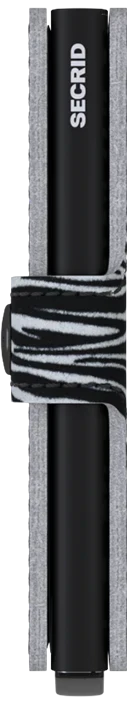 Secrid - RFID Protected Mini Wallet - Zebra - Light Grey