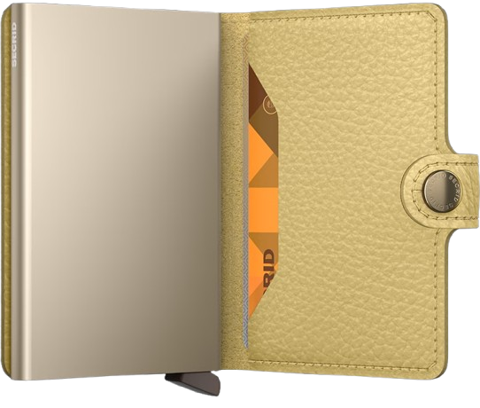 Secrid - RFID Protected Mini Wallet - Pebble - Butter Yellow