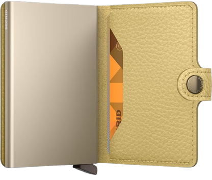 Secrid - RFID Protected Mini Wallet - Pebble - Butter Yellow