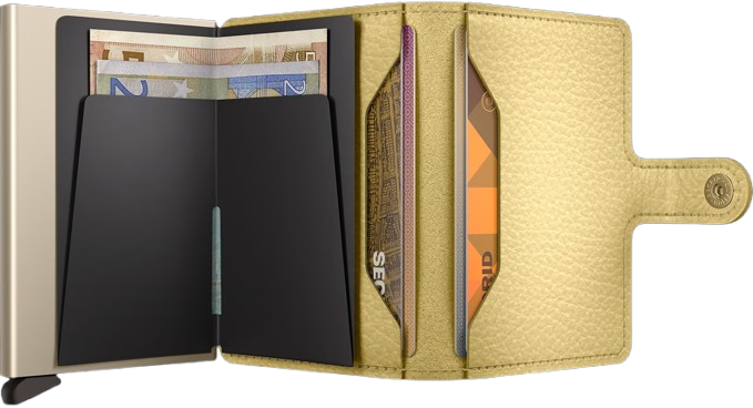 Secrid - RFID Protected Mini Wallet - Pebble - Butter Yellow