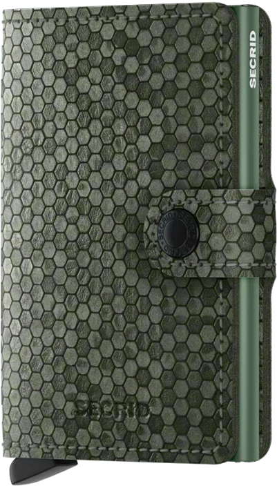 Secrid - RFID Protected Mini Wallet - Hexagon - Green