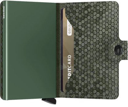 Secrid - RFID Protected Mini Wallet - Hexagon - Green