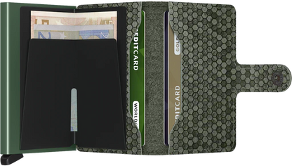 Secrid - RFID Protected Mini Wallet - Hexagon - Green