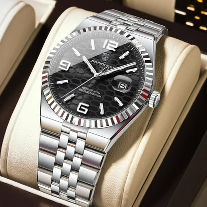 POEDAGAR Royal Steel Watch