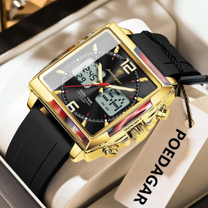 POEDAGAR DualTech Sport Watch