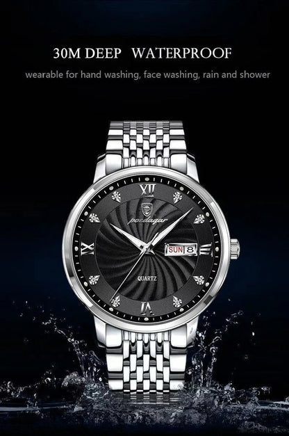 POEDAGAR Royal Day-Date Watch