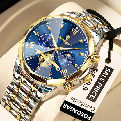 POEDAGAR Chrono Classic Watch