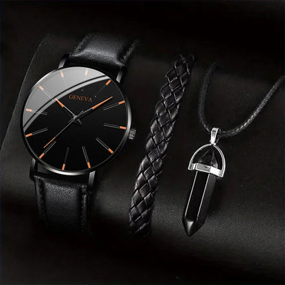 Elite Black Set – Watch & Accessories