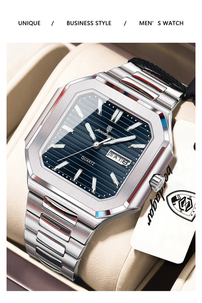 POEDAGAR Royal Square Watch