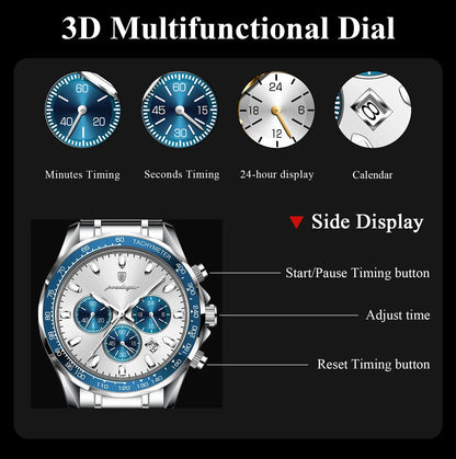 POEDAGAR Vertex Chrono Watch