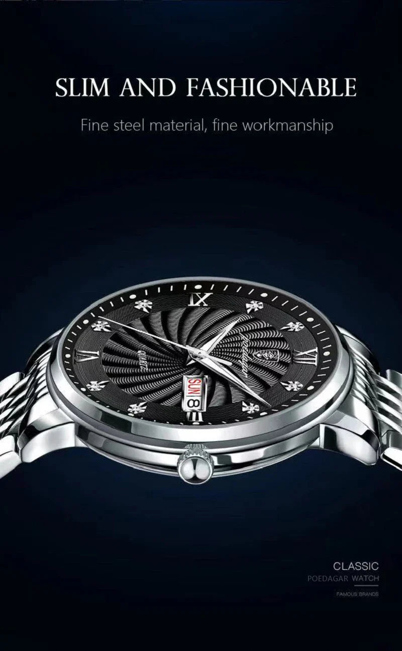 POEDAGAR Royal Day-Date Watch
