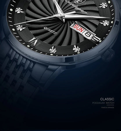 POEDAGAR Royal Day-Date Watch