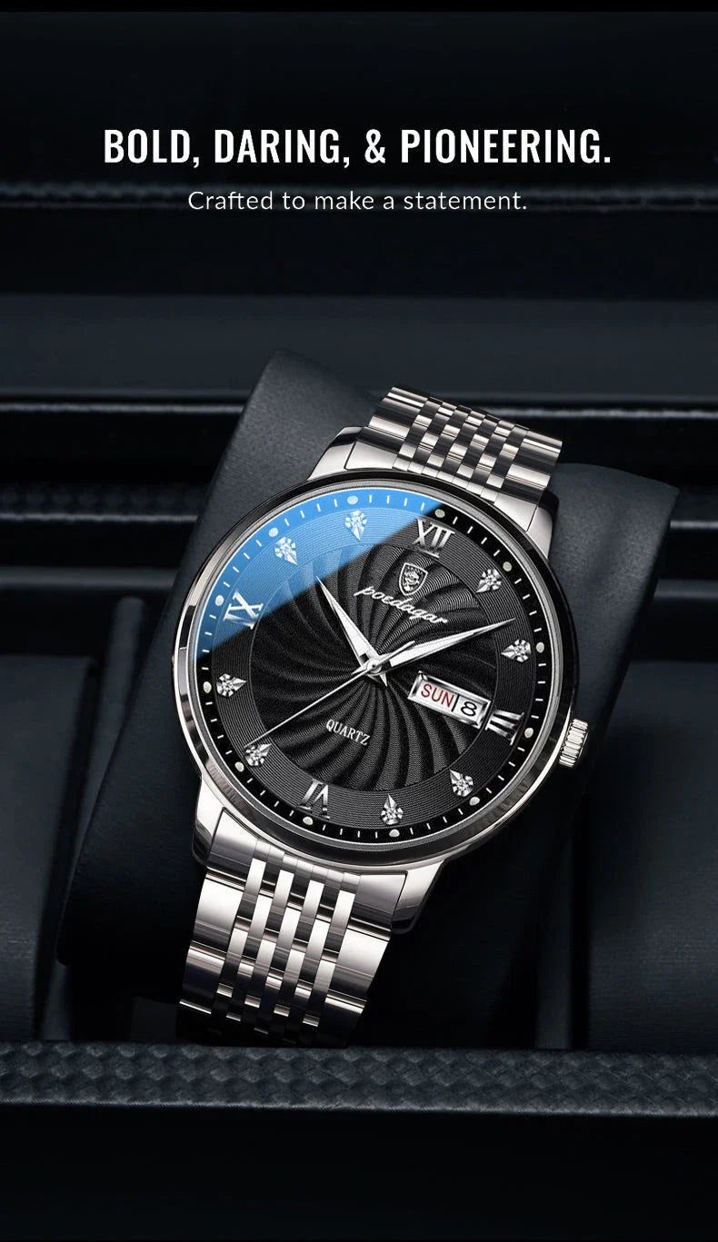 POEDAGAR Royal Day-Date Watch