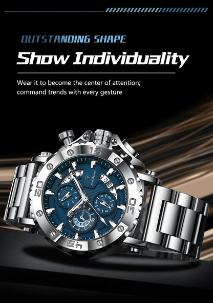 POEDAGAR Titan Chrono Watch