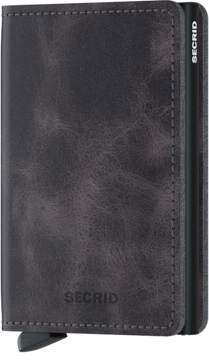 Secrid - RFID Protected Slim Wallet - Vintage - Grey-Black