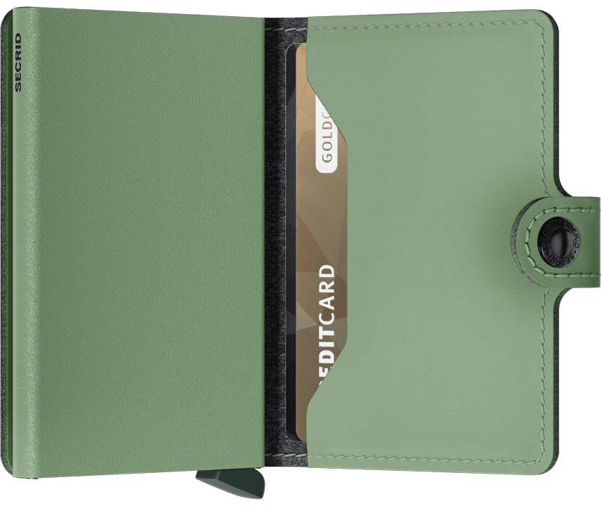 Secrid - RFID Protected Mini Wallet - Yard - Pistachio