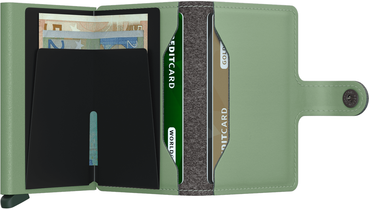 Secrid - RFID Protected Mini Wallet - Yard - Pistachio