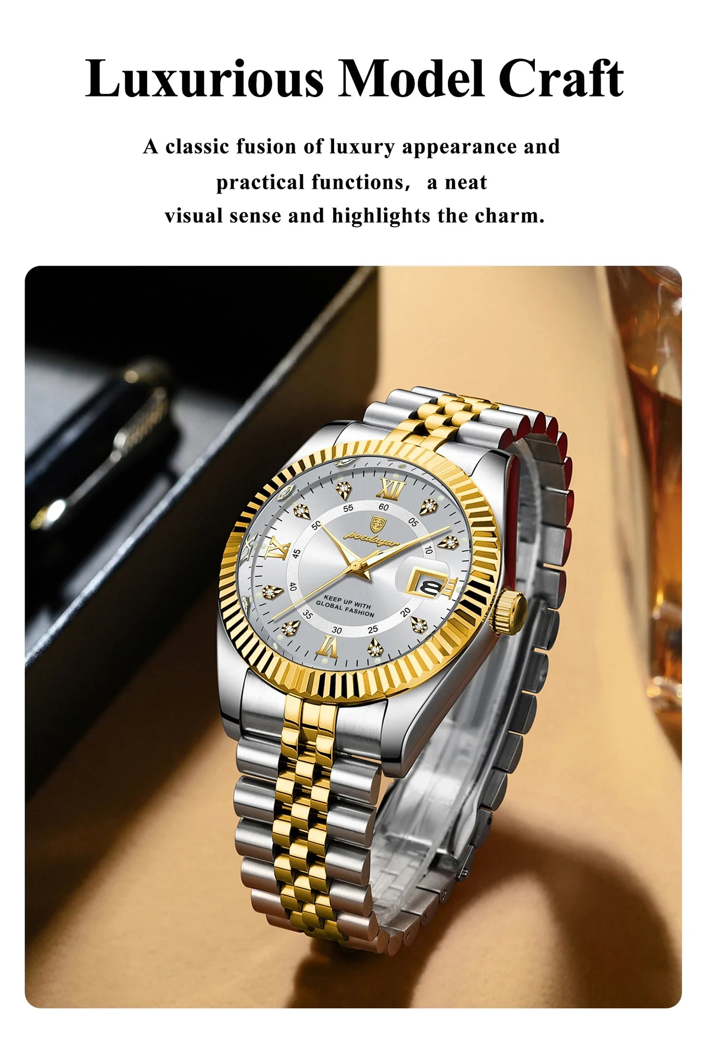 POEDAGAR Prestige Date Watch