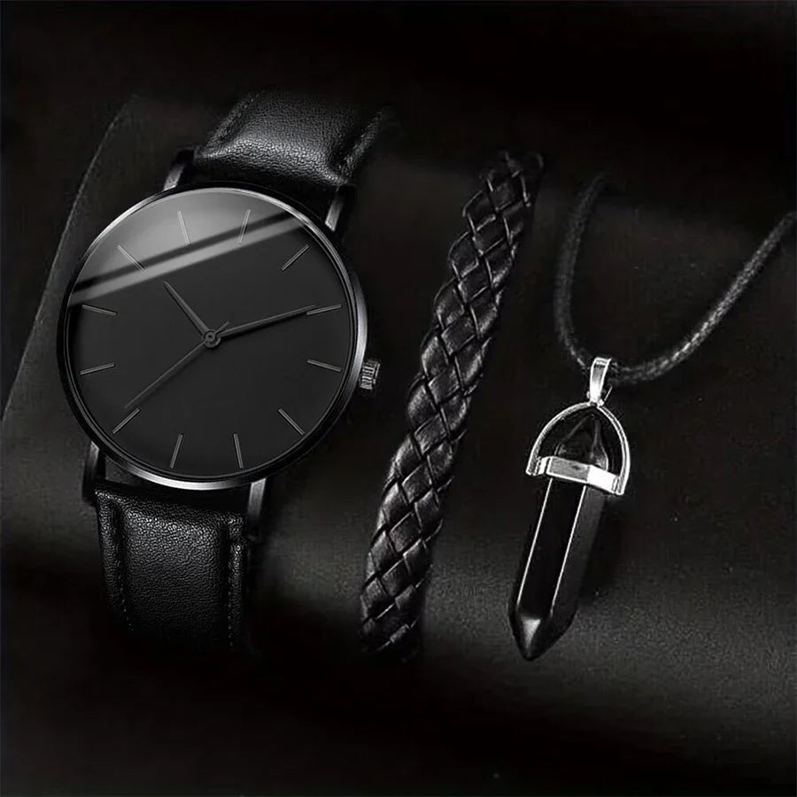 Elite Black Set – Watch & Accessories
