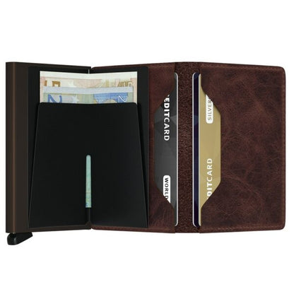 Secrid - RFID Protected Slim Wallet - Vintage - Chocolate