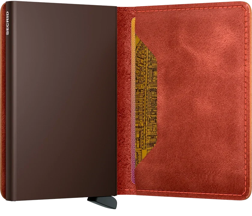 Secrid - RFID Protected Slim Wallet - Vintage - Orange