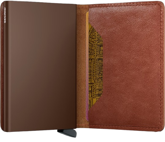 Secrid - RFID Protected Slim Wallet - Vintage - Cognac Brown