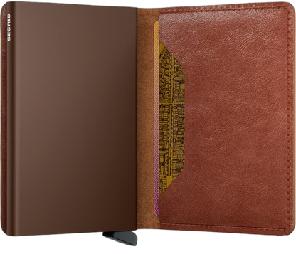Secrid - RFID Protected Slim Wallet - Vintage - Cognac Brown