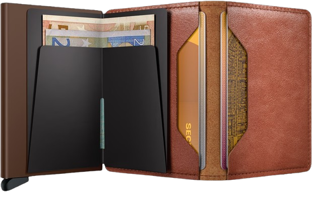 Secrid - RFID Protected Slim Wallet - Vintage - Cognac Brown