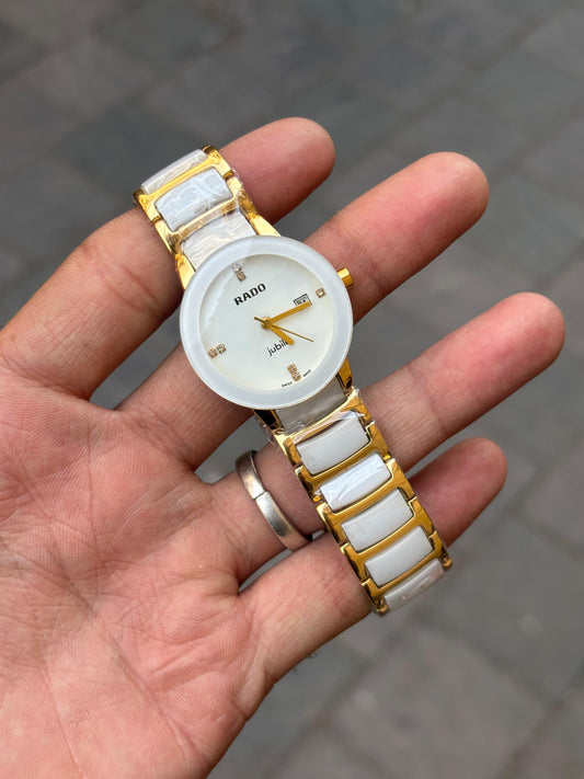 Rado White Gold For Womens Watch