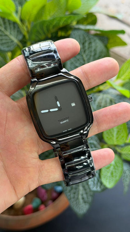 Rado True Square Black Dial Men's Watch