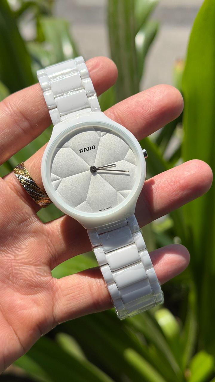 Rado White Thinline X Great Gardens Of The World True Men's Watch