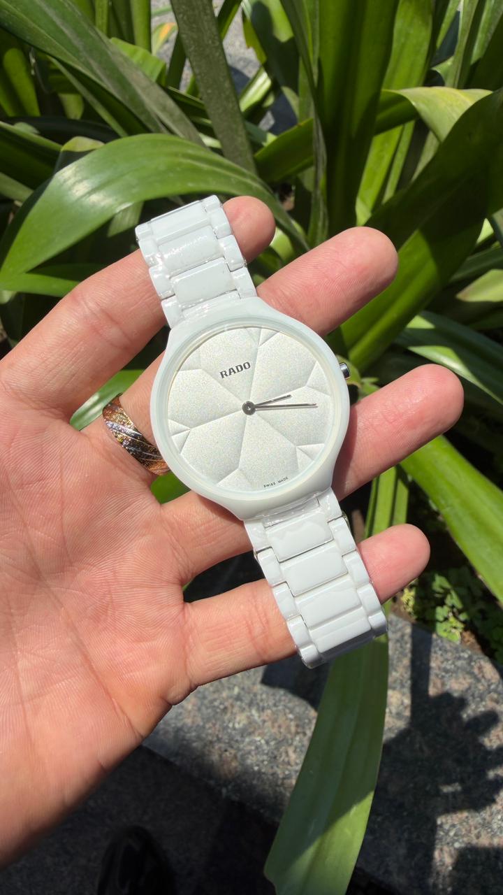 Rado White Thinline X Great Gardens Of The World True Men's Watch