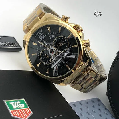 Tag-Heuer Grand Carrera Metal Strap Men's Watch