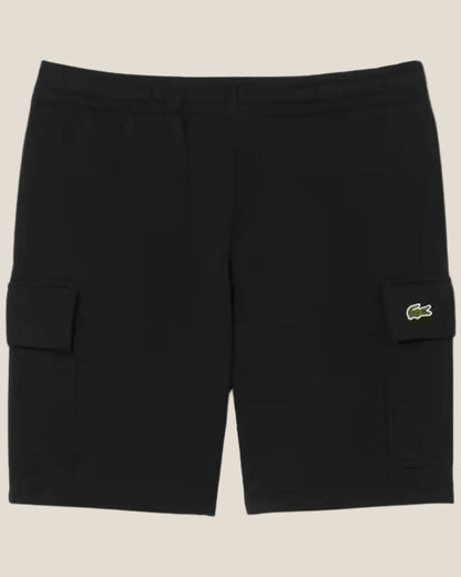 Lacoste Cotton Fleece Cargo Shorts